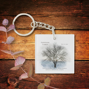 Wiedersehen Wasserfarben-Gastgeschenke der Familie Schlüsselanhänger