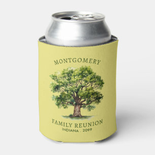 Wiedersehen Watercolor Family Tree Personalisiert Dosenkühler