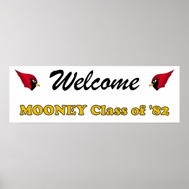 Wiedersehen Welcome Banner Poster (Vorne)