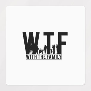 Wiedersehen WTF mit Familie Etiketten