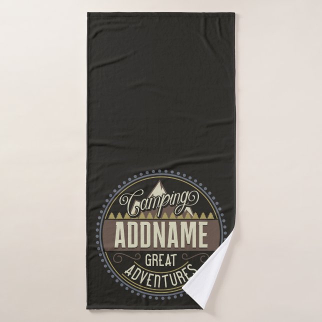 Wiedersehen zum Camping "Camp Trip Family" mit ben Badhandtuch Set (Badehandtuch)