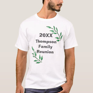 Wiedersehen-Zweige-Blätter der Familie halten T-Shirt