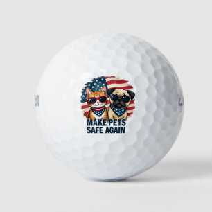 Wiederum für die Sicherheit von Haustieren bei der Golfball