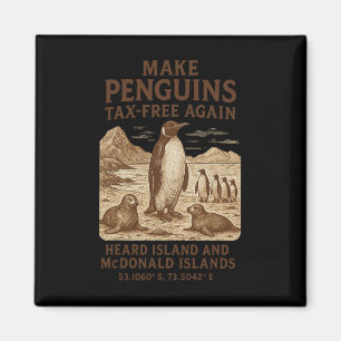 Wiederum Steuerfrei für Pinguin - Resist Penguins Magnet