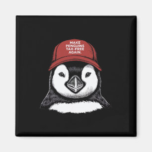 Wiederum Steuerfrei für Pinguin - Resist Penguins  Magnet