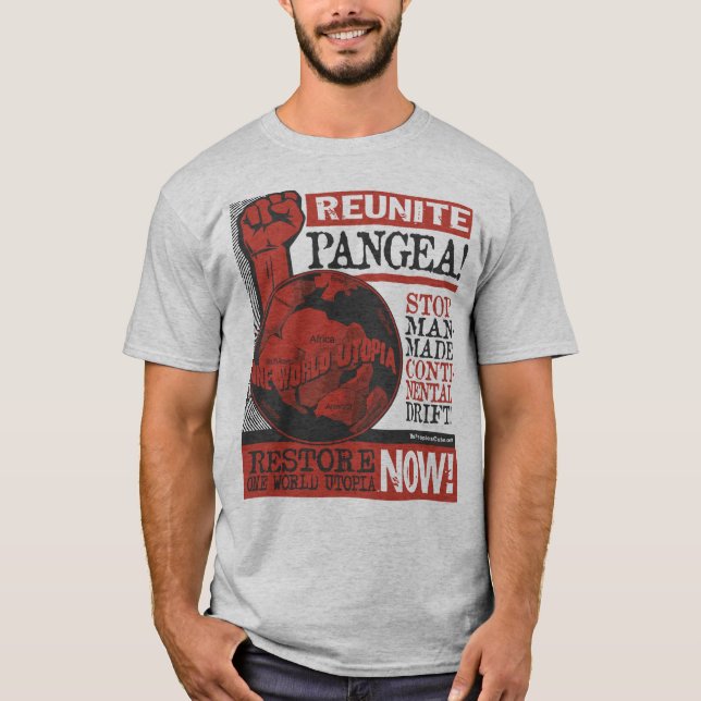 Wiedervereinigt Pangea!T - Shirt (Vorderseite)