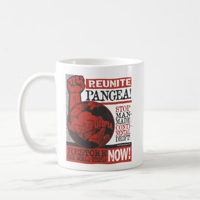 Wiedervereinigt Pangea! Tasse (Links)