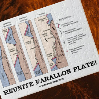 Wiedervereinigung Farallon Plate! (Geologie-Platte Puzzle