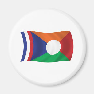 Wiedervereinigungs-Flaggenmagnet Magnet