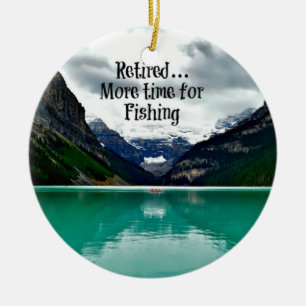 Wiederverknallt...Mehr Zeit für den Fischfang Keramik Ornament