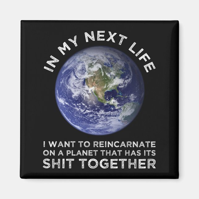 Wiederverkörperung auf einem Planeten, der seinen  Magnet (Vorne)