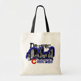 Wiederverwendbare Tasche Denver-Skyline