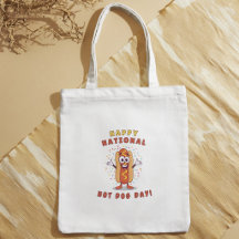 Wiederverwendbare Tasche zum National Hot Dog Day
