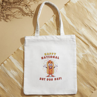 Wiederverwendbare Tasche zum National Hot Dog Day