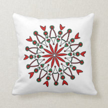 Wiederverwendbare Weihnachten Mandala PIllow