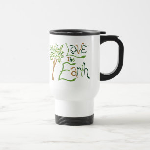 Wiederverwendbarer Becher Love the Earth Reisebecher