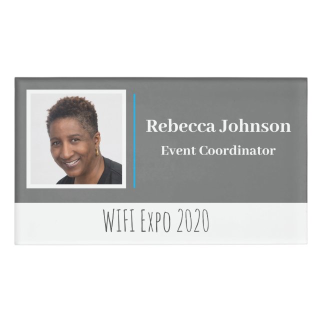 Wiederverwendbares magnetisches benutzerdefinierte namenschild (Vorderseite)