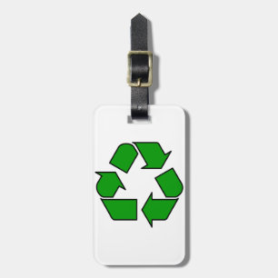 Wiederverwendung und Recycle Gepäckanhänger