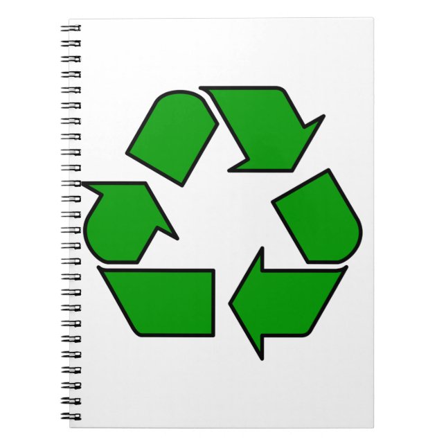 Wiederverwendung und Recycle Notizblock (Vorderseite)
