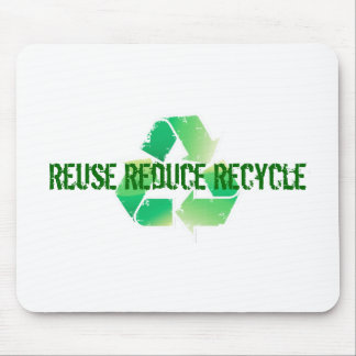 Wiederverwendung verringern recyceln mousepad
