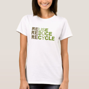 Wiederverwendung verringern recyceln T - T-Shirt
