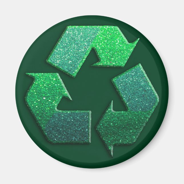Wiederverwendung, Verringerung, Recycle des Recyce Magnet (Vorne)