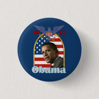Wiederwahl von Barack Obama für 2012 Button