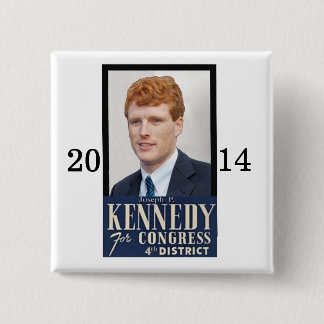 Wiederwahl von Joseph P. Kennedy, III Button