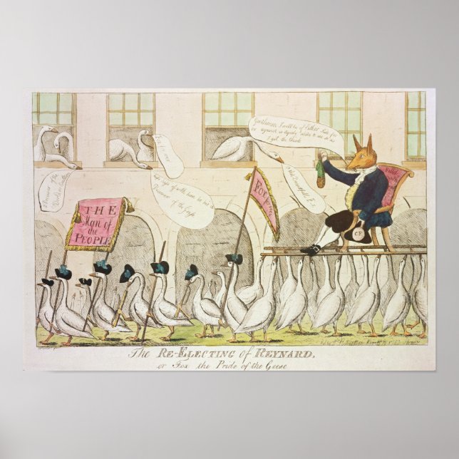Wiederwahl von Reynard oder Fox Poster (Vorne)