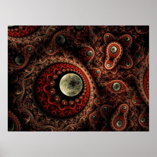 Wiege des Posters der Evolving Worlds Poster (Vorne)