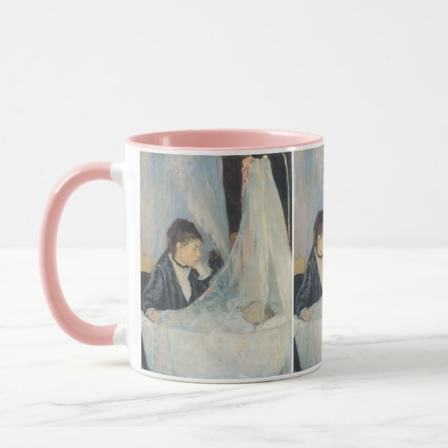 Wiege von Berthe Morisot, Vintager Impressionismus Tasse (Links)