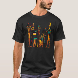 Wiegen der Herzzeremonie antiken ägyptischen De T-Shirt