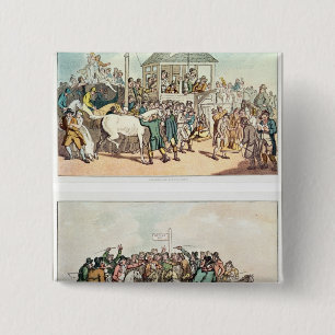 Wiegendes und reibenDown und "das Wetten Button