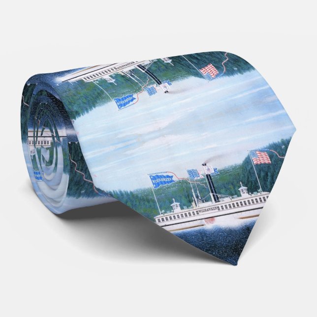 Wiehawken Dampffähre 1868 Krawatte (Gerollt)