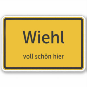 Wiehl Aufkleber Sticker Autoaufkleber