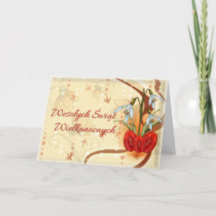Wielkanocna kartka z pozdrowien Card Karte