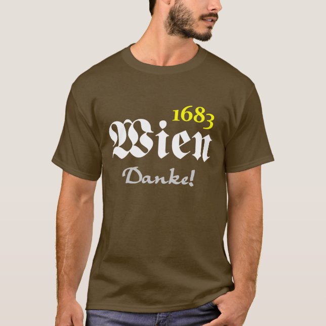 Wien 1683 - Danke T-Shirt (Vorderseite)