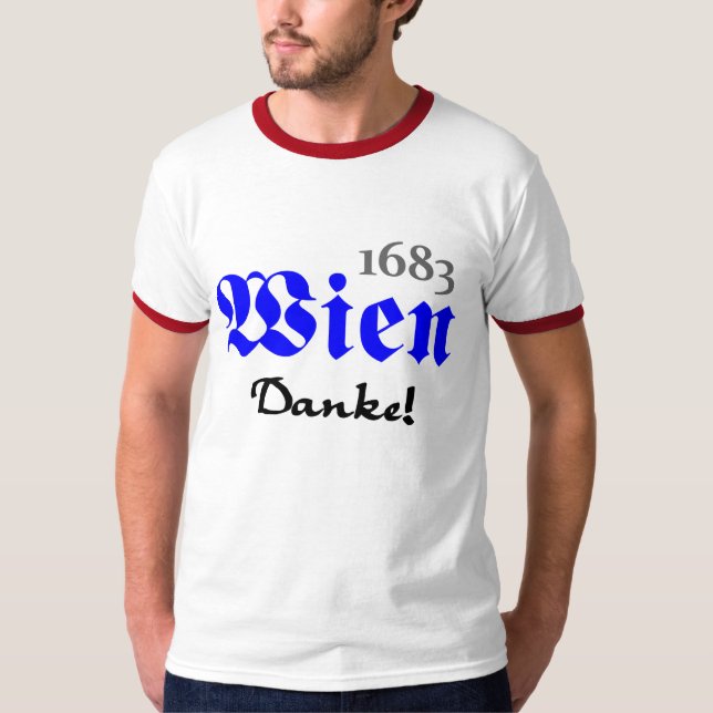 Wien 1683 - Danke T-Shirt (Vorderseite)
