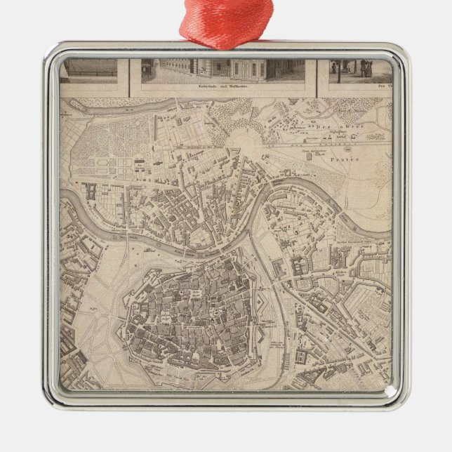 Wien 2 silbernes ornament (Vorne)