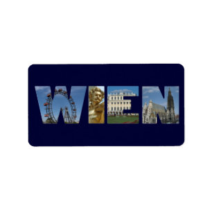 Wien Adressaufkleber