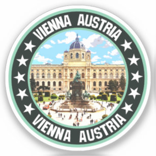 Wien Aufkleber