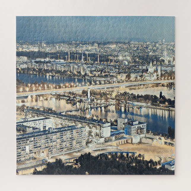 Wien bemalt 3 puzzle (Vertikal)