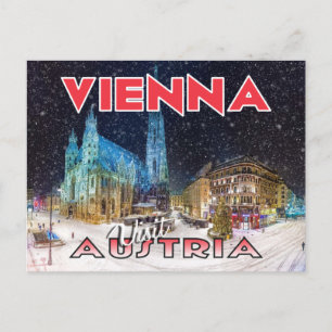 Wien, Besuch Österreich Postkarte