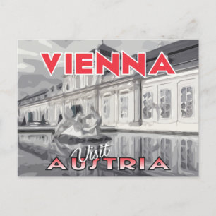 Wien, Besuch Österreich Postkarte