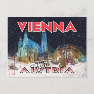 Wien, Besuch Österreich Postkarte