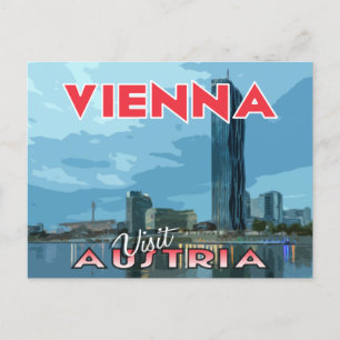 Wien, Besuch Österreich Postkarte