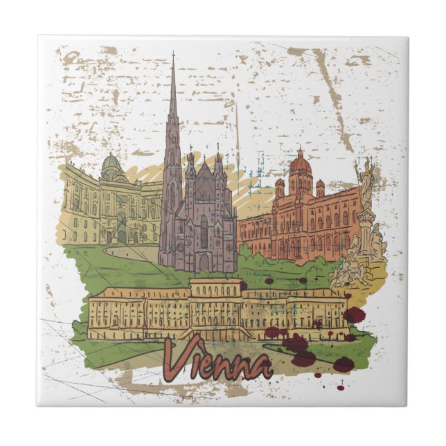 Wien Fliese (Vorderseite)
