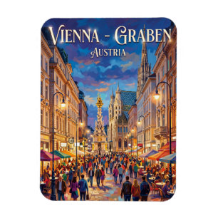 Wien - Graben Österreich Magnet