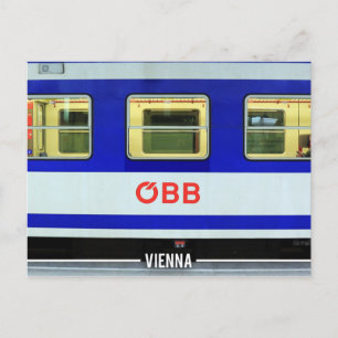Wien Metro Züge, Österreich Postkarte