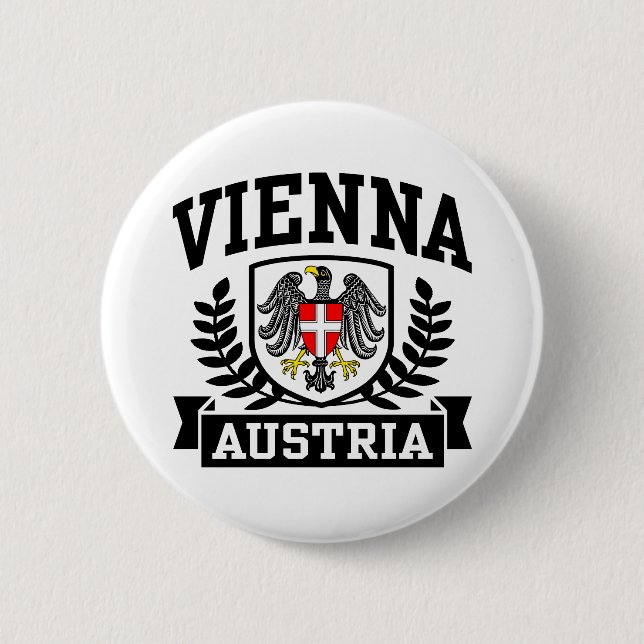Wien Österreich Button (Vorderseite)